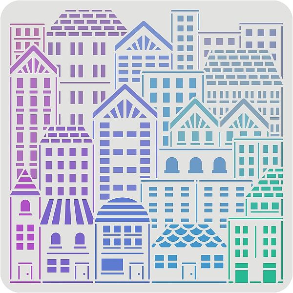 PandaHall FINGERINSPIRE City Buildings Stencil 30x30cm Reusable Cityscape Drawing Stencil City House Pattern Painting Stencil Cityscape..., White
PandaHall FINGERINSPIRE City Buildings Stencil 30x30cm Reusable Cityscape Drawing Stencil City House Pattern Painting Stencil Cityscape..., White