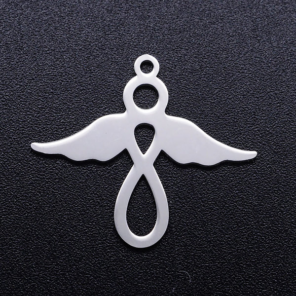 PandaHall 201 Stainless Steel Pendants, Angel, Stainless Steel Color, 21.5x25x1mm, Hole: 1.4mm 201 Stainless Steel Angel & Fairy
PandaHall 201 Stainless Steel Pendants, Angel, Stainless Steel Color, 21.5x25x1mm, Hole: 1.4mm 201 Stainless Steel Angel & Fairy