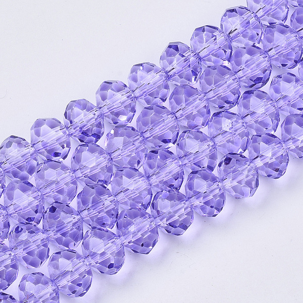 PandaHall Baking Paint Glass Beads Strands, Faceted Rondelle, Lilac, 8x6mm, Hole: 1mm, about 69pcs/Strand, 16.93 inch(43cm) Glass Rondelle..., Purple
PandaHall Baking Paint Glass Beads Strands, Faceted Rondelle, Lilac, 8x6mm, Hole: 1mm, about 69pcs/Strand, 16.93 inch(43cm) Glass Rondelle..., Purple