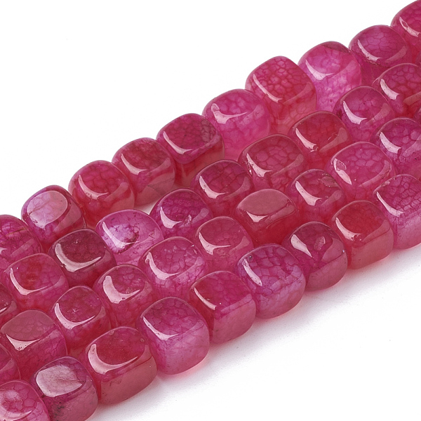PandaHall Natural Agate Beads Strands, Dyed, Cube, Medium Violet Red, 7.5~8x7~7.5x7~7.5mm, Hole: 1mm, about 50pcs/strand, 14.5 inch Crackle...
PandaHall Natural Agate Beads Strands, Dyed, Cube, Medium Violet Red, 7.5~8x7~7.5x7~7.5mm, Hole: 1mm, about 50pcs/strand, 14.5 inch Crackle...