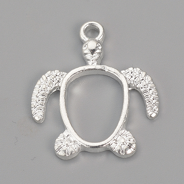 PandaHall Alloy Open Back Bezel Pendants, For DIY UV Resin, Epoxy Resin, Pressed Flower Jewelry, Turtle, Silver Color Plated...
PandaHall Alloy Open Back Bezel Pendants, For DIY UV Resin, Epoxy Resin, Pressed Flower Jewelry, Turtle, Silver Color Plated...