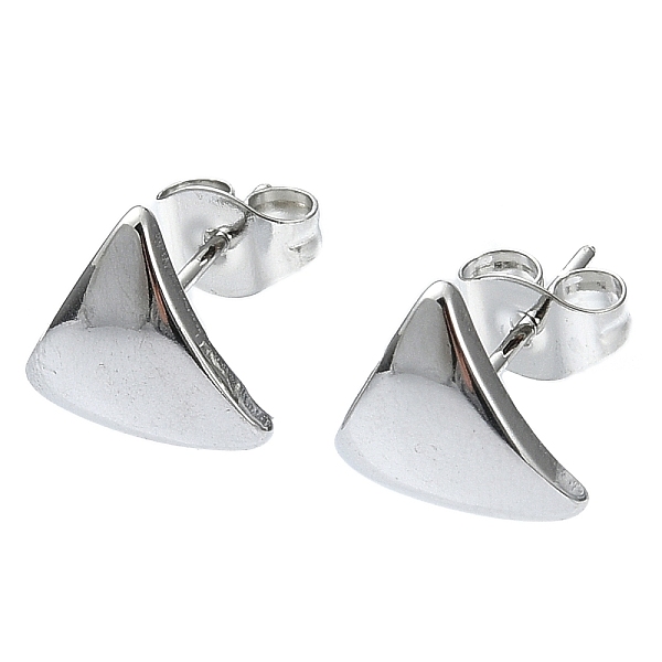 PandaHall 201 Stainless Steel Stud Earrings, with 304 Stainless Steel Pins, Plain Triangle, Stainless Steel Color, 9x10mm 201 Stainless...
PandaHall 201 Stainless Steel Stud Earrings, with 304 Stainless Steel Pins, Plain Triangle, Stainless Steel Color, 9x10mm 201 Stainless...