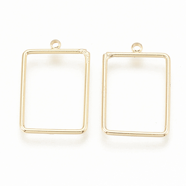 PandaHall Brass Pendants, Rectangle, Nickel Free, Real 18K Gold Plated, 21x12x1mm, Hole: 0.5mm Brass Rectangle
PandaHall Brass Pendants, Rectangle, Nickel Free, Real 18K Gold Plated, 21x12x1mm, Hole: 0.5mm Brass Rectangle