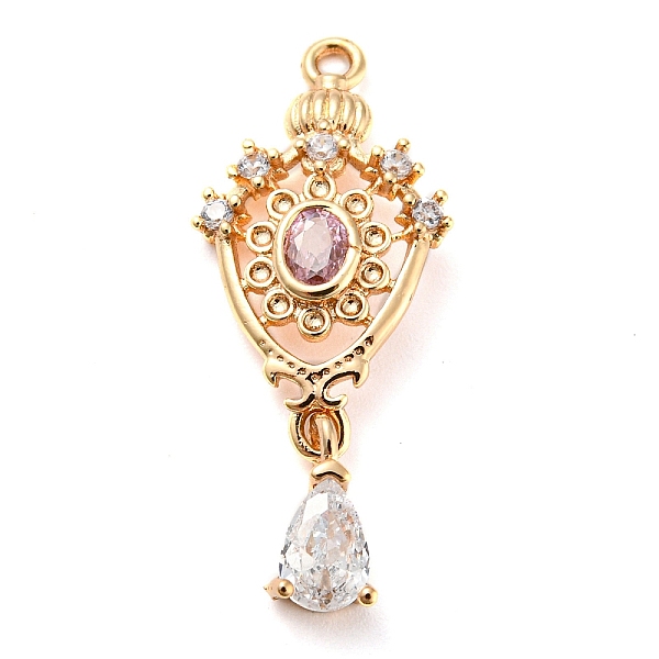 PandaHall Golden Brass Micro Pave Cubic Zirconia Pendants, with Glass, Teardrop Charms, Misty Rose, 29x12x3mm, Hole: 1.5mm Brass+Glass...
PandaHall Golden Brass Micro Pave Cubic Zirconia Pendants, with Glass, Teardrop Charms, Misty Rose, 29x12x3mm, Hole: 1.5mm Brass+Glass...