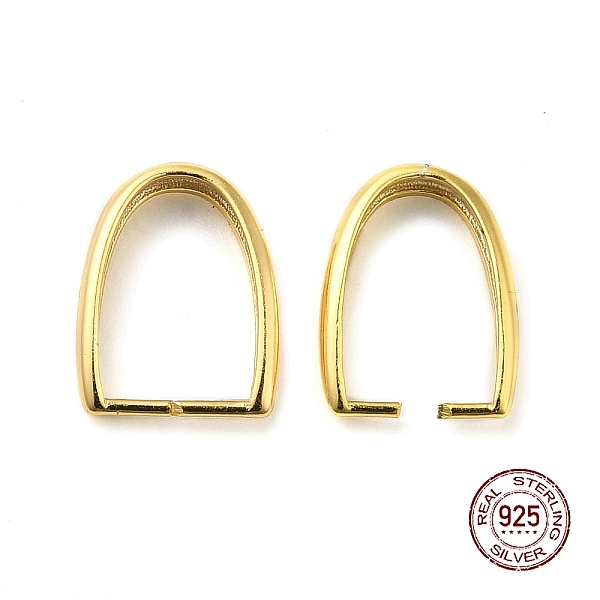 PandaHall Rack Plating 925 Sterling Silver Ice Pick Pinch Bails, Real 18K Gold Plated, 12x8.5x3.5mm, Pin: 0.8mm Sterling Silver
PandaHall Rack Plating 925 Sterling Silver Ice Pick Pinch Bails, Real 18K Gold Plated, 12x8.5x3.5mm, Pin: 0.8mm Sterling Silver