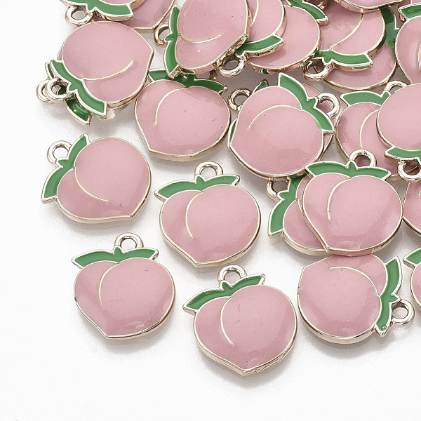 PandaHall Alloy Enamel Pendants, Light Gold, Peach, Pink, 17.5x15x3mm, Hole: 1.8mm Alloy+Enamel Fruit Pink
PandaHall Alloy Enamel Pendants, Light Gold, Peach, Pink, 17.5x15x3mm, Hole: 1.8mm Alloy+Enamel Fruit Pink