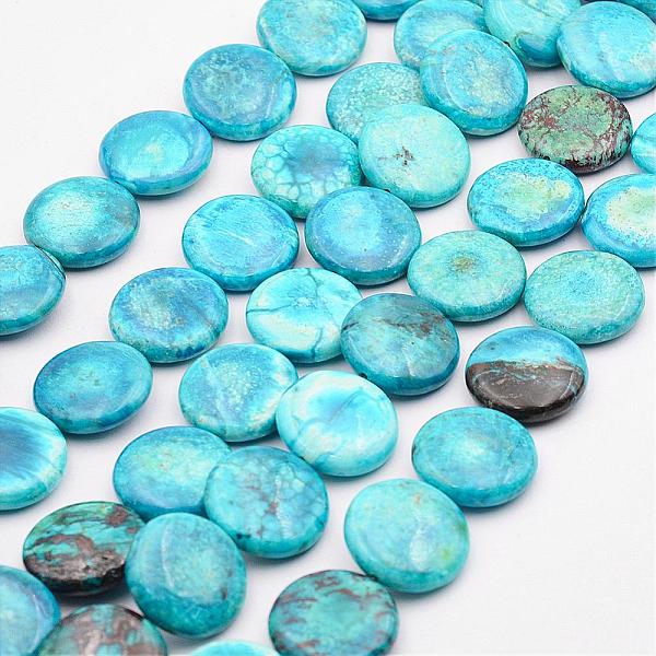 PandaHall Natural Variscite Bead Strands, Flat Round, 20x5mm, Hole: 1mm, about 20pcs/strand, 15.7 inch Variscite Flat Round
PandaHall Natural Variscite Bead Strands, Flat Round, 20x5mm, Hole: 1mm, about 20pcs/strand, 15.7 inch Variscite Flat Round