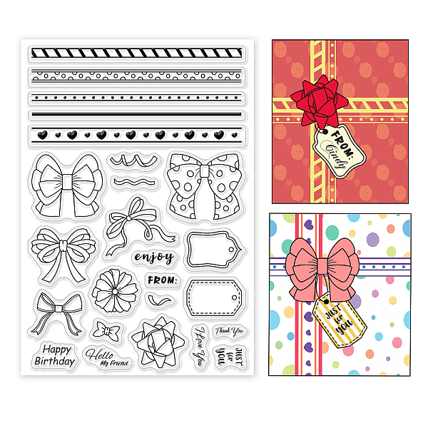PandaHall GLOBLELAND Bow Clear Stamps for DIY Scrapbooking Decor Ribbon Note Transparent Silicone Stamps for Making Cards Photo Album Decor...
PandaHall GLOBLELAND Bow Clear Stamps for DIY Scrapbooking Decor Ribbon Note Transparent Silicone Stamps for Making Cards Photo Album Decor...