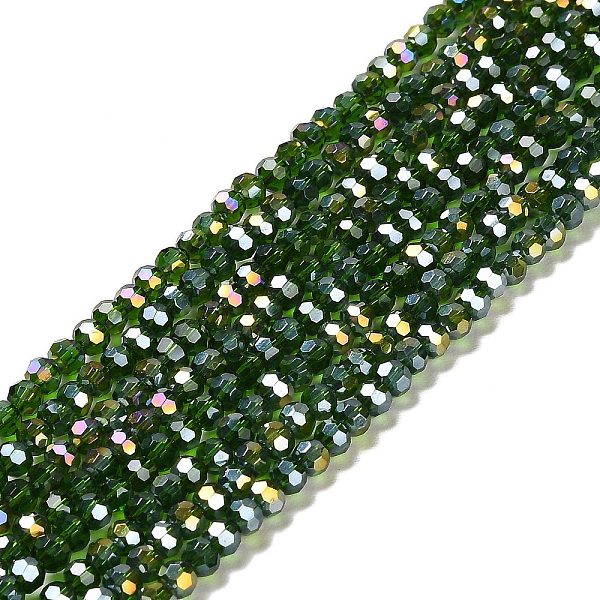 PandaHall Transparent Glass Beads, 32 Facets, AB Color Plated, Round, Sea Green, 3.5x3mm, Hole: 1mm, about 163~166pcs/strand, 50~51cm Glass...
PandaHall Transparent Glass Beads, 32 Facets, AB Color Plated, Round, Sea Green, 3.5x3mm, Hole: 1mm, about 163~166pcs/strand, 50~51cm Glass...