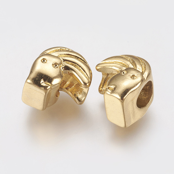 PandaHall Ion Plating(IP) 304 Stainless Steel European Beads Rhinestone Settings, Large Hole Beads, Human, Golden, 12x11x9mm, Hole: 5mm, Fit...
PandaHall Ion Plating(IP) 304 Stainless Steel European Beads Rhinestone Settings, Large Hole Beads, Human, Golden, 12x11x9mm, Hole: 5mm, Fit...