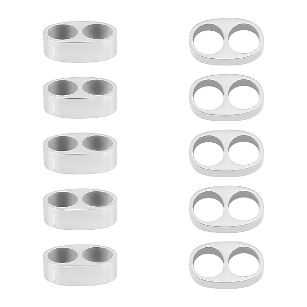 PandaHall PH 10pcs 4mm Stainless Steel Slider Beads 2 Hole Spacer Bead Link Multi-Strand Link Connector for Leather Cord Bracelets Jewelry...
PandaHall PH 10pcs 4mm Stainless Steel Slider Beads 2 Hole Spacer Bead Link Multi-Strand Link Connector for Leather Cord Bracelets Jewelry...