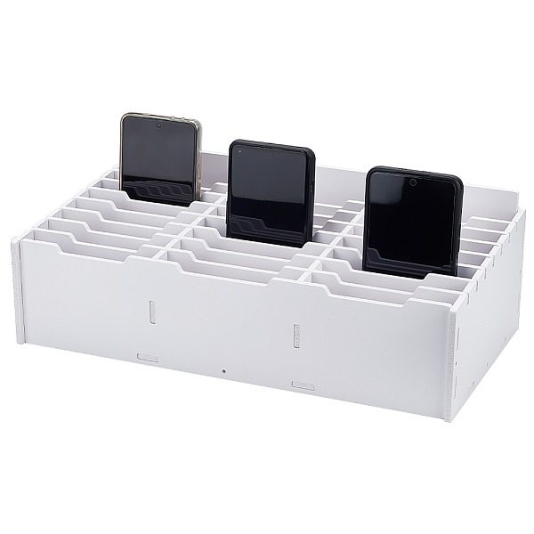 PandaHall PH 24 Slots PVC Cell Phone Storage Box Detachable Box Compartment Storage Stamp Ink Pads Markers Organizer, Phone Management..., White
PandaHall PH 24 Slots PVC Cell Phone Storage Box Detachable Box Compartment Storage Stamp Ink Pads Markers Organizer, Phone Management..., White