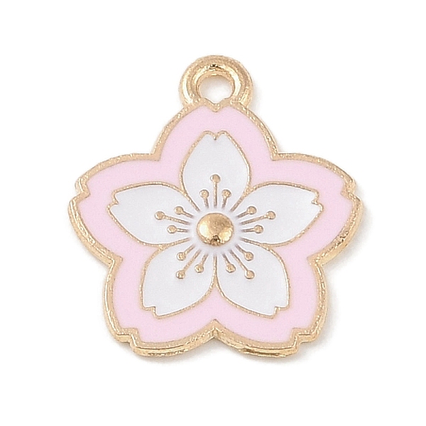 PandaHall Alloy Enamel Pendants, Light Gold, Flower Charm, Pink, 20x18x1mm, Hole: 1.8mm Alloy+Enamel Flower Pink
PandaHall Alloy Enamel Pendants, Light Gold, Flower Charm, Pink, 20x18x1mm, Hole: 1.8mm Alloy+Enamel Flower Pink