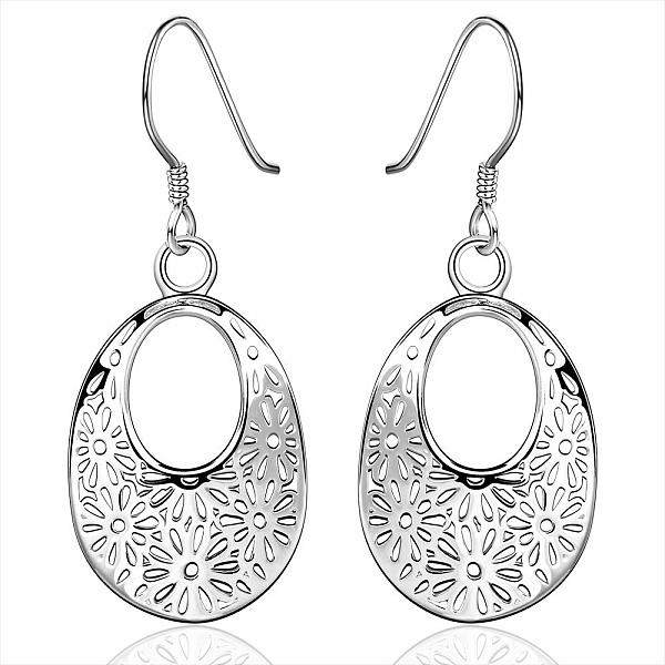 PandaHall Vogue Design Filigree Oval Brass Dangle Earrings, Silver Color Plated, 42x19mm Brass Silver
PandaHall Vogue Design Filigree Oval Brass Dangle Earrings, Silver Color Plated, 42x19mm Brass Silver