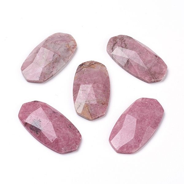 PandaHall Natural Rhodonite Cabochons, Faceted, Oval, 38x19x6mm Rhodonite Oval Pink
PandaHall Natural Rhodonite Cabochons, Faceted, Oval, 38x19x6mm Rhodonite Oval Pink