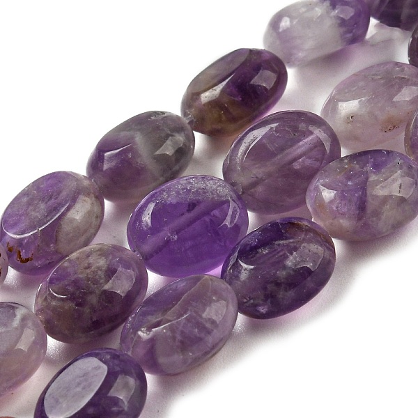 PandaHall Natural Amethyst Beads Strands, Flat Oval, 10x8x5.5mm, Hole: 0.8mm, about 39pcs/strand, 15.47''(39.3cm) Amethyst Oval
PandaHall Natural Amethyst Beads Strands, Flat Oval, 10x8x5.5mm, Hole: 0.8mm, about 39pcs/strand, 15.47''(39.3cm) Amethyst Oval