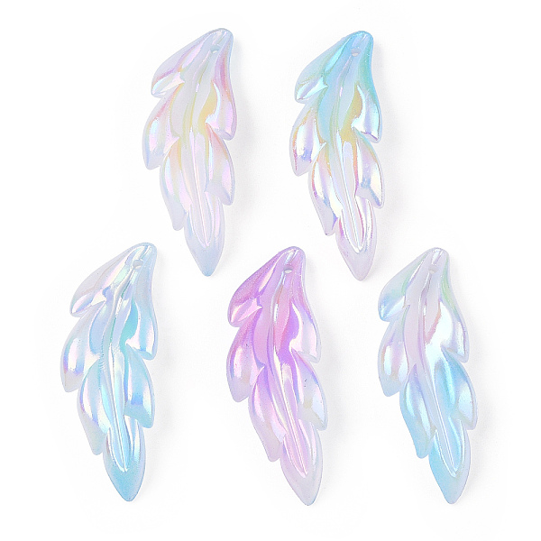 PandaHall Transparent Acrylic Pendants, AB Color Plated, Feather Charm, Plum, 40x14.5x5mm, Hole: 1.5mm, about 450pcs/500g Acrylic Feather..., Purple
PandaHall Transparent Acrylic Pendants, AB Color Plated, Feather Charm, Plum, 40x14.5x5mm, Hole: 1.5mm, about 450pcs/500g Acrylic Feather..., Purple