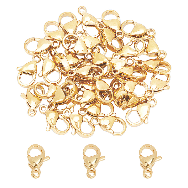 PandaHall UNICRAFTALE Vacuum Plating 304 Stainless Steel Lobster Claw Clasps, Golden, 9x6x3mm, Hole: 1.2mm, 50pcs/box 304 Stainless Steel...
PandaHall UNICRAFTALE Vacuum Plating 304 Stainless Steel Lobster Claw Clasps, Golden, 9x6x3mm, Hole: 1.2mm, 50pcs/box 304 Stainless Steel...
