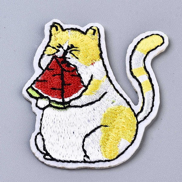 PandaHall Cat Appliques, Computerized Embroidery Cloth Iron on/Sew on Patches, Costume Accessories, Colorful, 51x46x1.5mm Cloth Cat Shape
PandaHall Cat Appliques, Computerized Embroidery Cloth Iron on/Sew on Patches, Costume Accessories, Colorful, 51x46x1.5mm Cloth Cat Shape