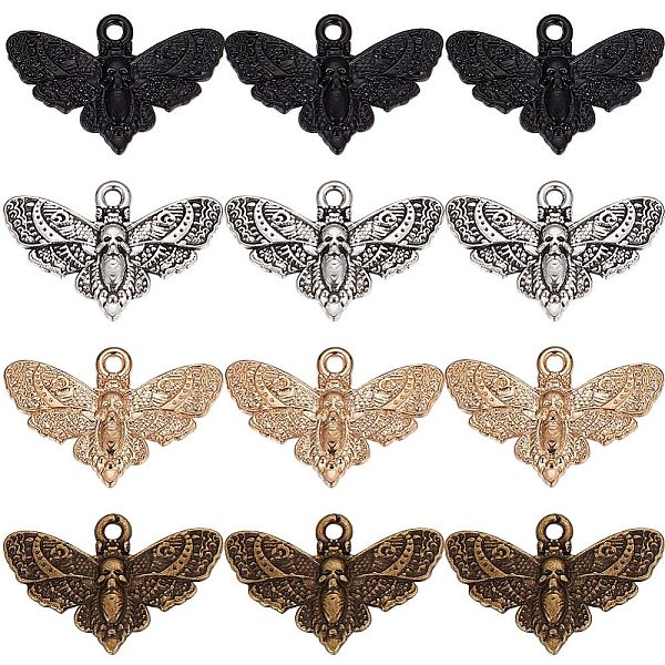 PandaHall SUNNYCLUE 80Pcs 4 Colors Tibetan Style Alloy Pendants, Butterfly with Skull Charm, Mixed Color, 13.5x20x2mm, Hole: 1.4mm...
PandaHall SUNNYCLUE 80Pcs 4 Colors Tibetan Style Alloy Pendants, Butterfly with Skull Charm, Mixed Color, 13.5x20x2mm, Hole: 1.4mm...