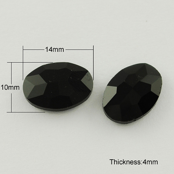 PandaHall Glass Pointed Back Rhinestone, Faceted, Oval, Black, 10x14x4mm Glass Rhinestone Oval Black
PandaHall Glass Pointed Back Rhinestone, Faceted, Oval, Black, 10x14x4mm Glass Rhinestone Oval Black