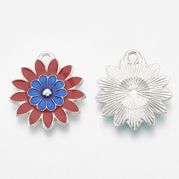 PandaHall Alloy Enamel Pendants, Flower, Platinum, Blue, 21x19x2.5mm, Hole: 1.5mm Alloy+Enamel Flower Blue
PandaHall Alloy Enamel Pendants, Flower, Platinum, Blue, 21x19x2.5mm, Hole: 1.5mm Alloy+Enamel Flower Blue