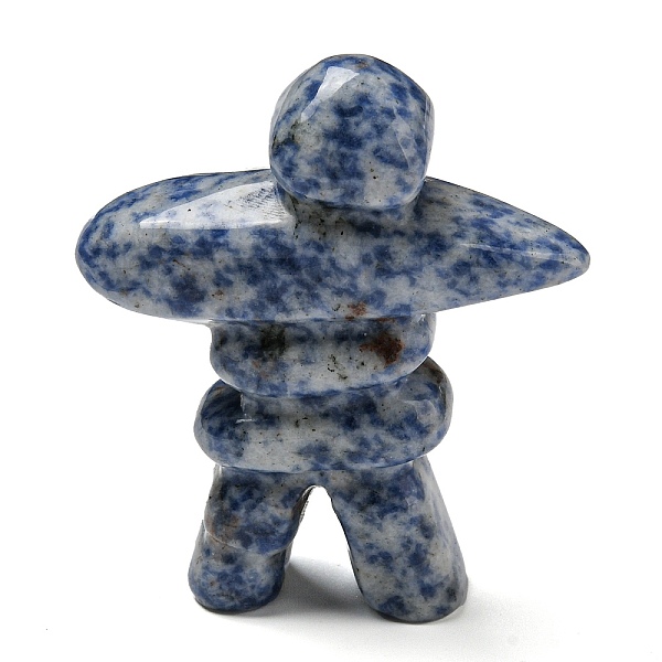 PandaHall Natural Blue Spot Jasper Carved Healing Human Shape Figurines, Reiki Energy Stone Display Decorations, 65~67x52~55x19~19.5mm Blue...
PandaHall Natural Blue Spot Jasper Carved Healing Human Shape Figurines, Reiki Energy Stone Display Decorations, 65~67x52~55x19~19.5mm Blue...