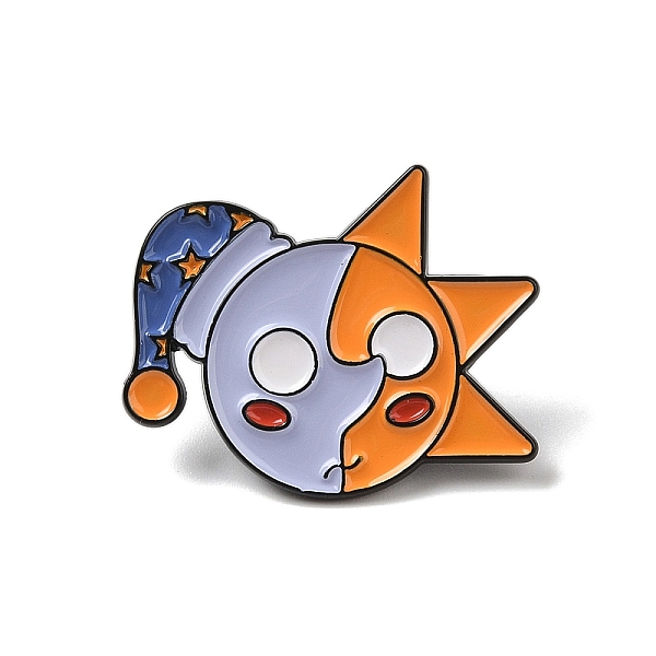 PandaHall Enamel Pins, Black Alloy Brooches for Backpack Clothes, Sun, Dark Orange, 24x30x1.5mm Alloy+Enamel Sun
PandaHall Enamel Pins, Black Alloy Brooches for Backpack Clothes, Sun, Dark Orange, 24x30x1.5mm Alloy+Enamel Sun