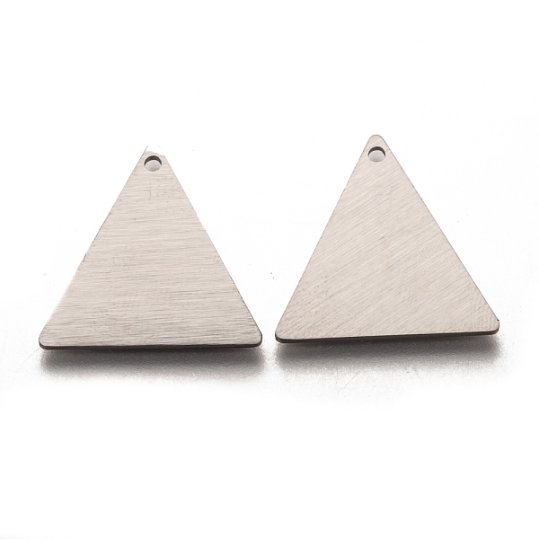 PandaHall 304 Stainless Steel Pendants, Stamping Blank Tag, Laser Cut, Double Side Drawbench Effect, Triangle, Stainless Steel Color...
PandaHall 304 Stainless Steel Pendants, Stamping Blank Tag, Laser Cut, Double Side Drawbench Effect, Triangle, Stainless Steel Color...