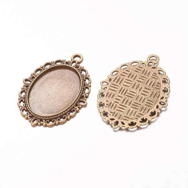PandaHall Zinc Alloy Pendant Settings for Cabochon & Rhinestone, DIY Findings for Jewelry Making, Cadmium Free & Nickel Free & Lead Free...
PandaHall Zinc Alloy Pendant Settings for Cabochon & Rhinestone, DIY Findings for Jewelry Making, Cadmium Free & Nickel Free & Lead Free...