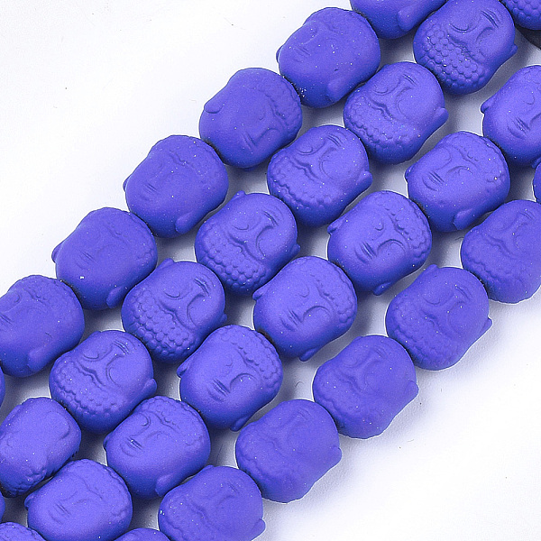 PandaHall Spray Painted Non-magnetic Synthetic Hematite Beads Strands, Matte Style, Buddha Head, Blue, 10x9x7.5mm, Hole: 1mm, about...
PandaHall Spray Painted Non-magnetic Synthetic Hematite Beads Strands, Matte Style, Buddha Head, Blue, 10x9x7.5mm, Hole: 1mm, about...
