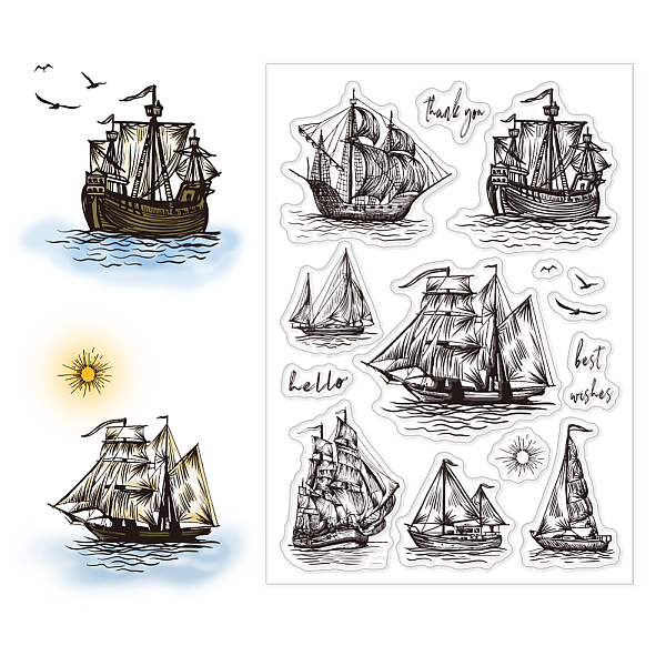 PandaHall CHGCRAFT Boat Silicone Stamps Boat Background Transparent Stamps Silicone Clear Stamp Seals for Card Making DIY Scrapbooking Photo...
PandaHall CHGCRAFT Boat Silicone Stamps Boat Background Transparent Stamps Silicone Clear Stamp Seals for Card Making DIY Scrapbooking Photo...