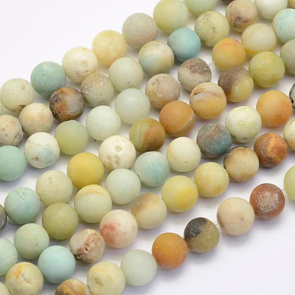 PandaHall Natural Flower Amazonite Beads Strands, Round, Frosted, 6mm, Hole: 1mm, about 62pcs/strand, 15.7 inch(40cm) Flower Amazonite Round
PandaHall Natural Flower Amazonite Beads Strands, Round, Frosted, 6mm, Hole: 1mm, about 62pcs/strand, 15.7 inch(40cm) Flower Amazonite Round