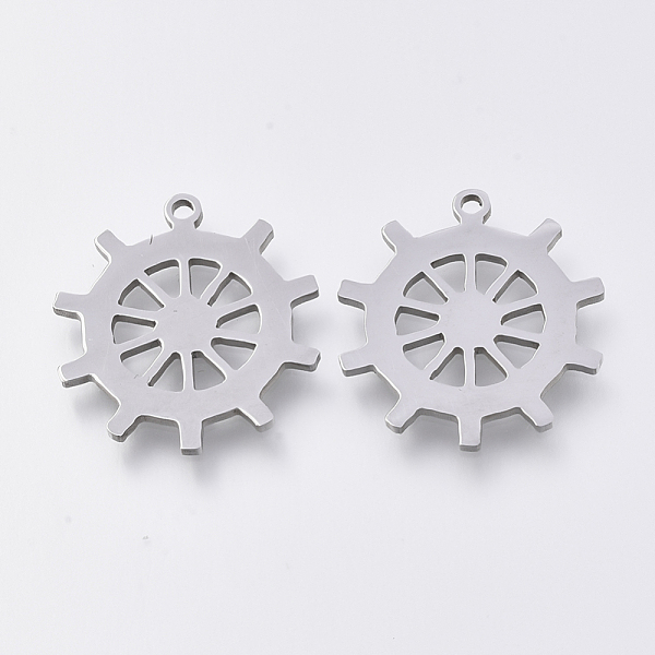 PandaHall 201 Stainless Steel Pendants, Laser Cut Pendants, Helm, Stainless Steel Color, 17x16.5x1mm, Hole: 1.2mm 201 Stainless Steel Anchor...
PandaHall 201 Stainless Steel Pendants, Laser Cut Pendants, Helm, Stainless Steel Color, 17x16.5x1mm, Hole: 1.2mm 201 Stainless Steel Anchor...