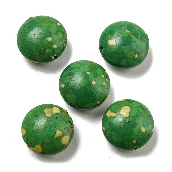 PandaHall Dyed Synthetic Turquoise Beads, Flat Round, Green, 20.5x11~12mm, Hole: 1mm Synthetic Turquoise Flat Round Green
PandaHall Dyed Synthetic Turquoise Beads, Flat Round, Green, 20.5x11~12mm, Hole: 1mm Synthetic Turquoise Flat Round Green