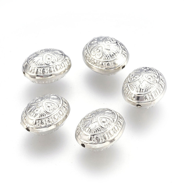 PandaHall CCB Plastic Beads, Oval, Platinum, 21.5x18.5x14mm, Hole: 2mm Plastic Oval
PandaHall CCB Plastic Beads, Oval, Platinum, 21.5x18.5x14mm, Hole: 2mm Plastic Oval