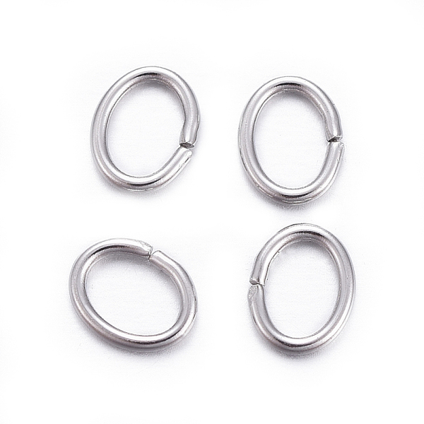 PandaHall 304 Stainless Steel Jump Rings, Open Jump Rings, Oval, Stainless Steel Color, 21 Gauge, 5x4x0.7mm, Inner Diameter: 2.5x3mm 304...
PandaHall 304 Stainless Steel Jump Rings, Open Jump Rings, Oval, Stainless Steel Color, 21 Gauge, 5x4x0.7mm, Inner Diameter: 2.5x3mm 304...
