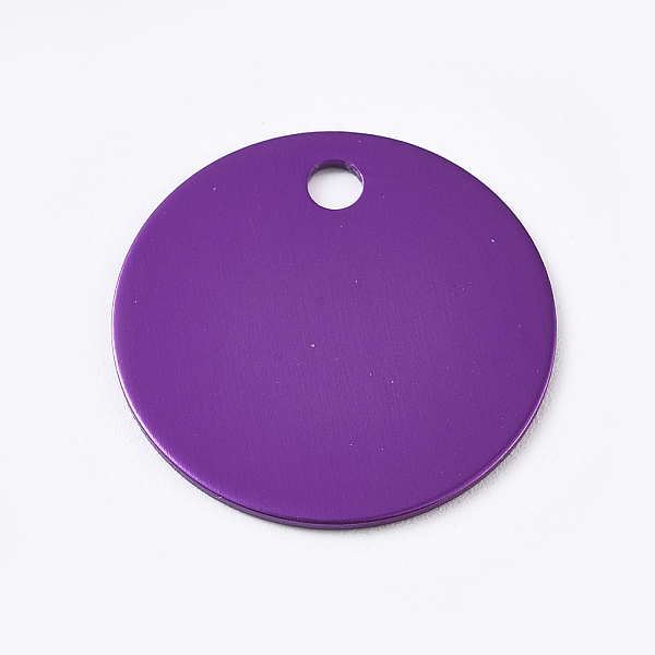 PandaHall Aluminum Pendants, Blank Tags, Flat Round, Purple, 25x1mm, Hole: 3mm Aluminum Flat Round Purple
PandaHall Aluminum Pendants, Blank Tags, Flat Round, Purple, 25x1mm, Hole: 3mm Aluminum Flat Round Purple