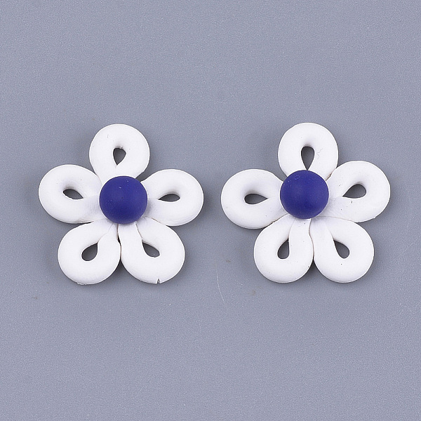 PandaHall Handmade Polymer Clay Cabochons, Flower, White, 27~28x26~28x10~11mm Polymer Clay Flower White
PandaHall Handmade Polymer Clay Cabochons, Flower, White, 27~28x26~28x10~11mm Polymer Clay Flower White