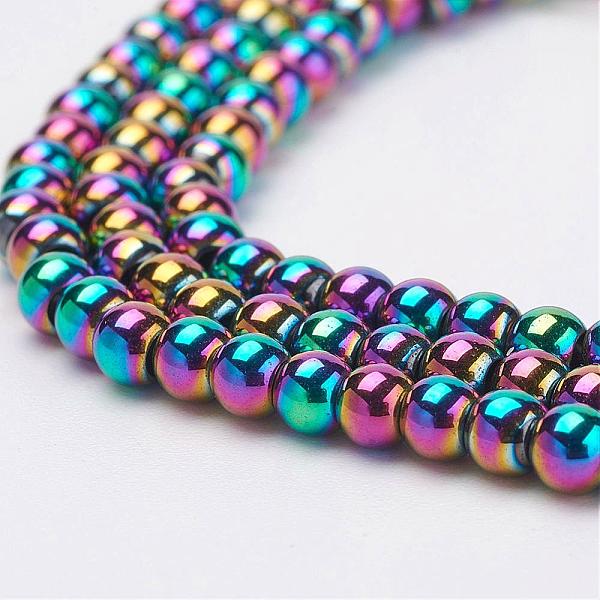 PandaHall Electroplate Magnetic Synthetic Hematite Strands, Round, Grade A, Multi-color Plated, 3mm, Hole: 1mm, about 148pcs/strand, 15.94...
PandaHall Electroplate Magnetic Synthetic Hematite Strands, Round, Grade A, Multi-color Plated, 3mm, Hole: 1mm, about 148pcs/strand, 15.94...