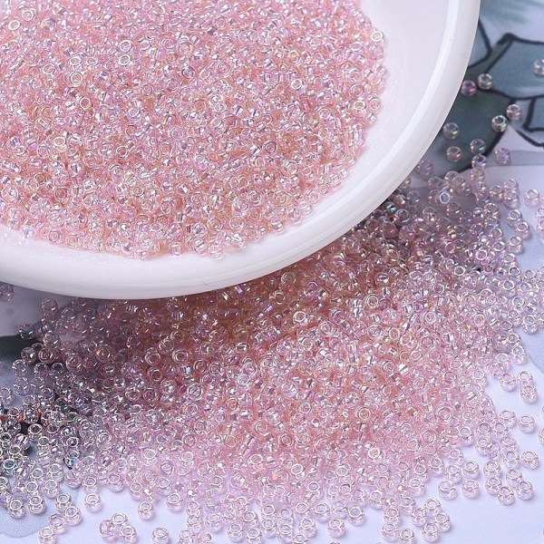 PandaHall MIYUKI Round Rocailles Beads, Japanese Seed Beads, 11/0, (RR292) Light Tea Rose AB, 2x1.3mm, Hole: 0.8mm, about 1111pcs/10g Glass..., Pink
PandaHall MIYUKI Round Rocailles Beads, Japanese Seed Beads, 11/0, (RR292) Light Tea Rose AB, 2x1.3mm, Hole: 0.8mm, about 1111pcs/10g Glass..., Pink