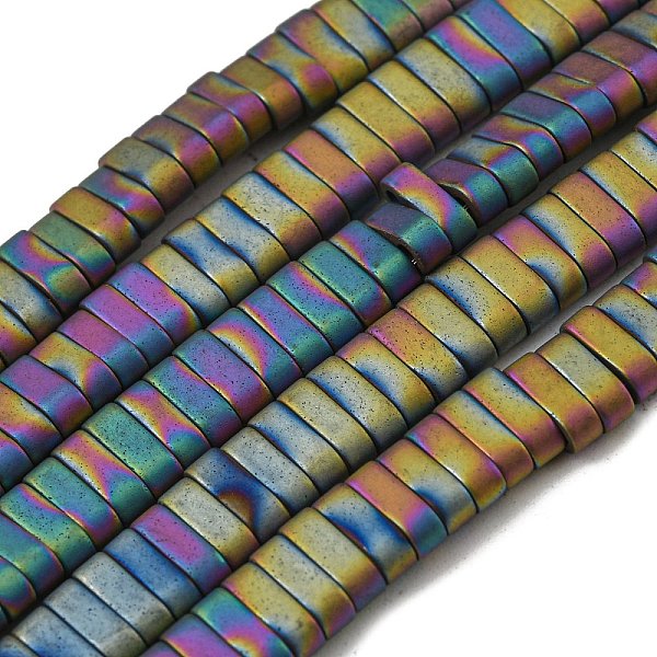 PandaHall Electroplated Non-magnetic Synthetic Hematite Beads Strands, Rectangle, Matte Style, 2-Hole, Colorful, 6x2x3mm, Hole: 1.2mm, about...
PandaHall Electroplated Non-magnetic Synthetic Hematite Beads Strands, Rectangle, Matte Style, 2-Hole, Colorful, 6x2x3mm, Hole: 1.2mm, about...