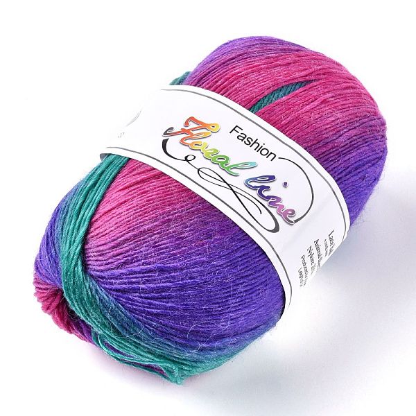 PandaHall Wool Knitting Yarn, Segment Dyed, Crochet Yarn, Colorful, 1mm, about 400m/roll Wool
PandaHall Wool Knitting Yarn, Segment Dyed, Crochet Yarn, Colorful, 1mm, about 400m/roll Wool