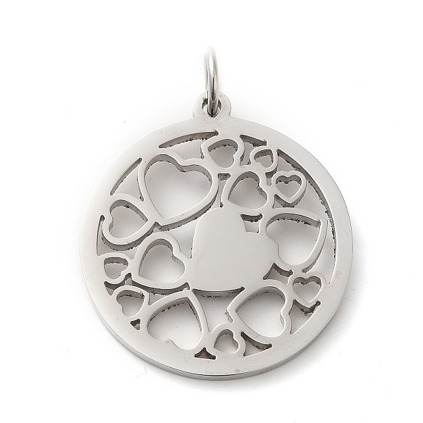 PandaHall 304 Stainless Steel Pendants, with Jump Ring, Flat Round, Stainless Steel Color, Heart, 33x29.5x2mm, Hole: 5.5mm 304 Stainless...
PandaHall 304 Stainless Steel Pendants, with Jump Ring, Flat Round, Stainless Steel Color, Heart, 33x29.5x2mm, Hole: 5.5mm 304 Stainless...