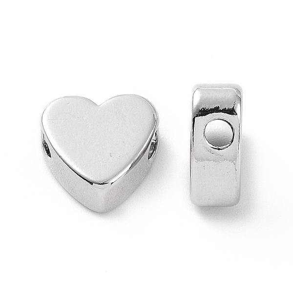 PandaHall Rack Plating Brass Beads, Long-Lasting Plated, Cadmium Free & Lead Free, Heart, Platinum, 7.5x7.5x3.5mm, Hole: 1.8mm Brass Heart
PandaHall Rack Plating Brass Beads, Long-Lasting Plated, Cadmium Free & Lead Free, Heart, Platinum, 7.5x7.5x3.5mm, Hole: 1.8mm Brass Heart