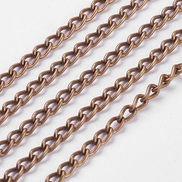 PandaHall Iron Twisted Chains Curb Chains, Unwelded, with Spool, Lead Free and Nickel Free, Red Copper Color, Link:3x5mm, 0.8mm thick, about...
PandaHall Iron Twisted Chains Curb Chains, Unwelded, with Spool, Lead Free and Nickel Free, Red Copper Color, Link:3x5mm, 0.8mm thick, about...