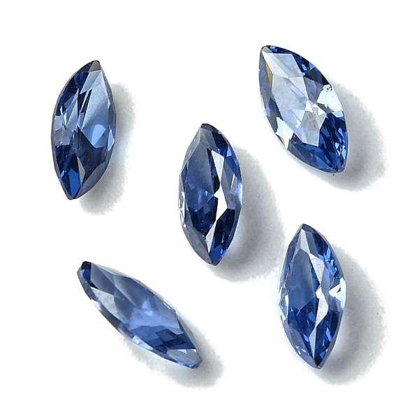 PandaHall Cubic Zirconia Cabochons, Point Back, Horse Eye, Royal Blue, 8x4x2mm Cubic Zirconia Horse Eye
PandaHall Cubic Zirconia Cabochons, Point Back, Horse Eye, Royal Blue, 8x4x2mm Cubic Zirconia Horse Eye