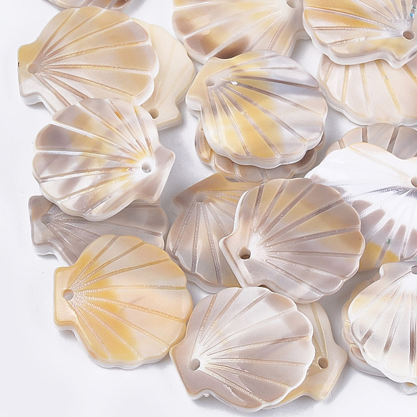 PandaHall Cellulose Acetate(Resin) Pendants, Shell, Antique White, 18.5x18.5x3.5mm, Hole: 1.2mm Cellulose Acetate Shell Shape Orange
PandaHall Cellulose Acetate(Resin) Pendants, Shell, Antique White, 18.5x18.5x3.5mm, Hole: 1.2mm Cellulose Acetate Shell Shape Orange