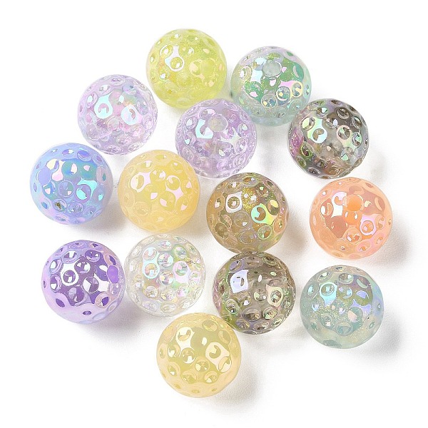 PandaHall UV Plating Opaque Acrylic Beads, Iridescent, Round, Mixed Color, 16mm, Hole: 3mm Acrylic Round Multicolor
PandaHall UV Plating Opaque Acrylic Beads, Iridescent, Round, Mixed Color, 16mm, Hole: 3mm Acrylic Round Multicolor