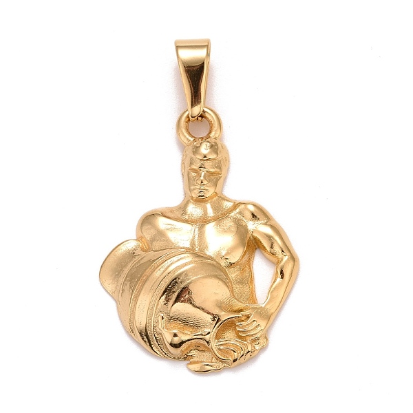 PandaHall Ion Plating(IP) 304 Stainless Steel Pendants, Textured, Constellation/Zodiac Sign, Aquarius, 36x26x5.3mm, Hole: 9.5x5mm 304...
PandaHall Ion Plating(IP) 304 Stainless Steel Pendants, Textured, Constellation/Zodiac Sign, Aquarius, 36x26x5.3mm, Hole: 9.5x5mm 304...